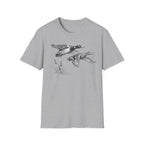 Ducks Flying Charcoal T‑Shirt