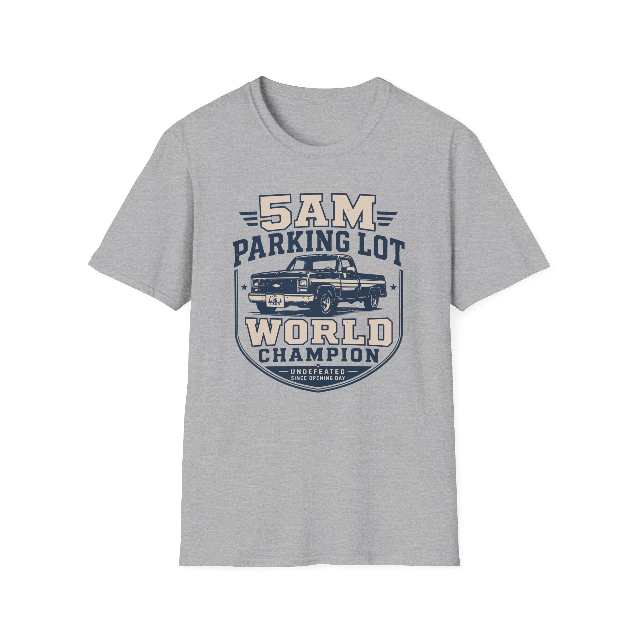 5 A.M Parking Lot World Champ‑Shirt