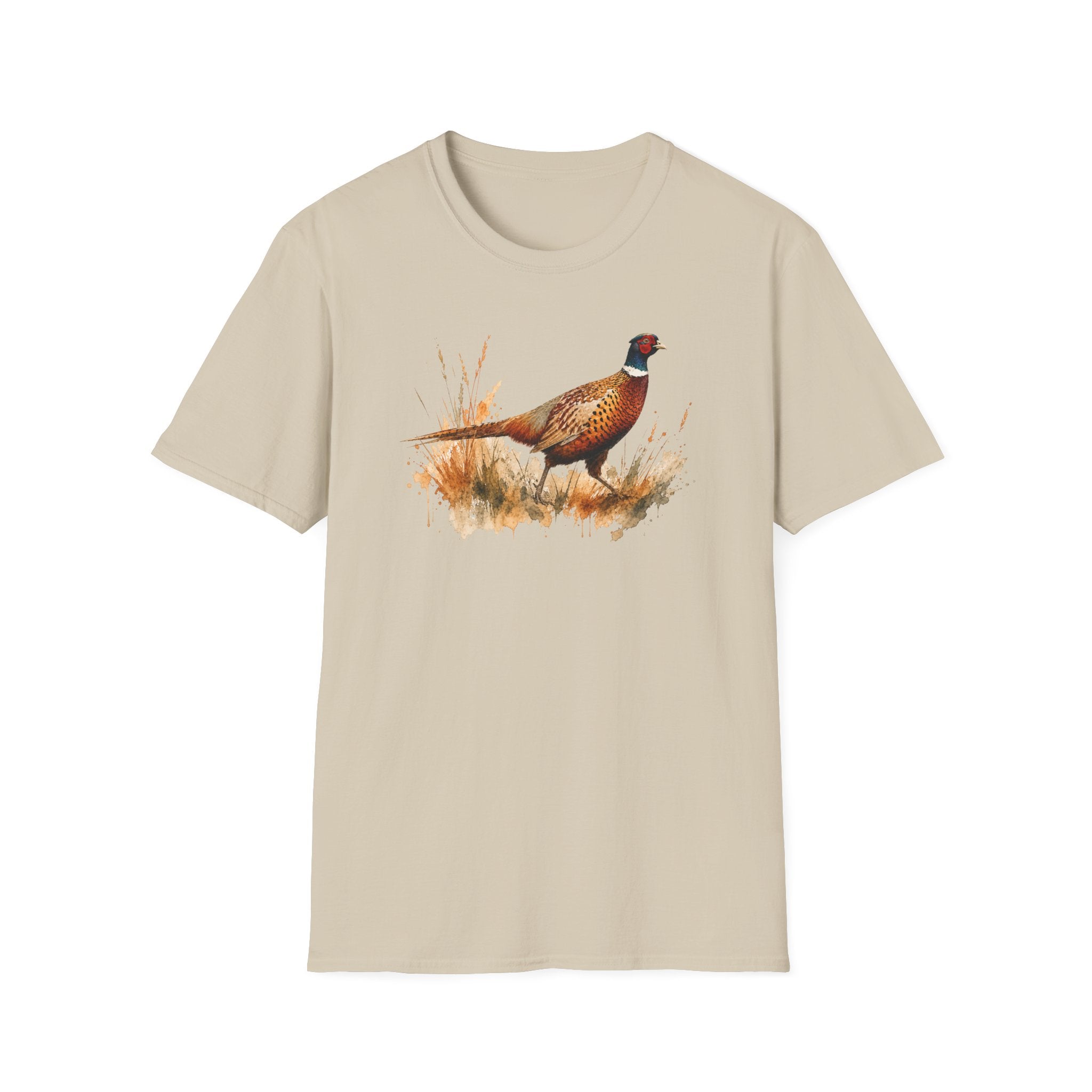 Pheasant Watercolor T‑Shirt