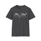 Buck Trailing Doe Charcoal T‑Shirt