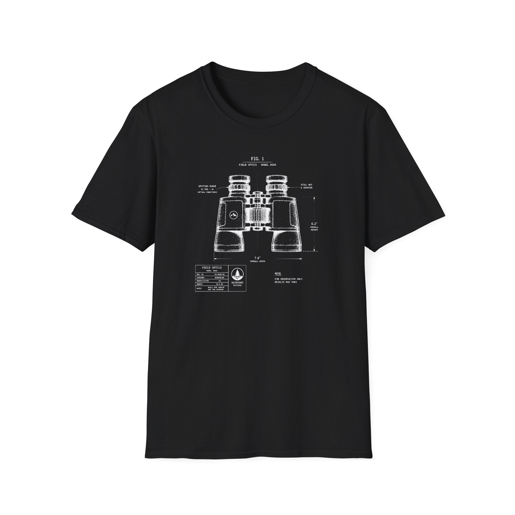 Binocular Blueprint T-Shirt