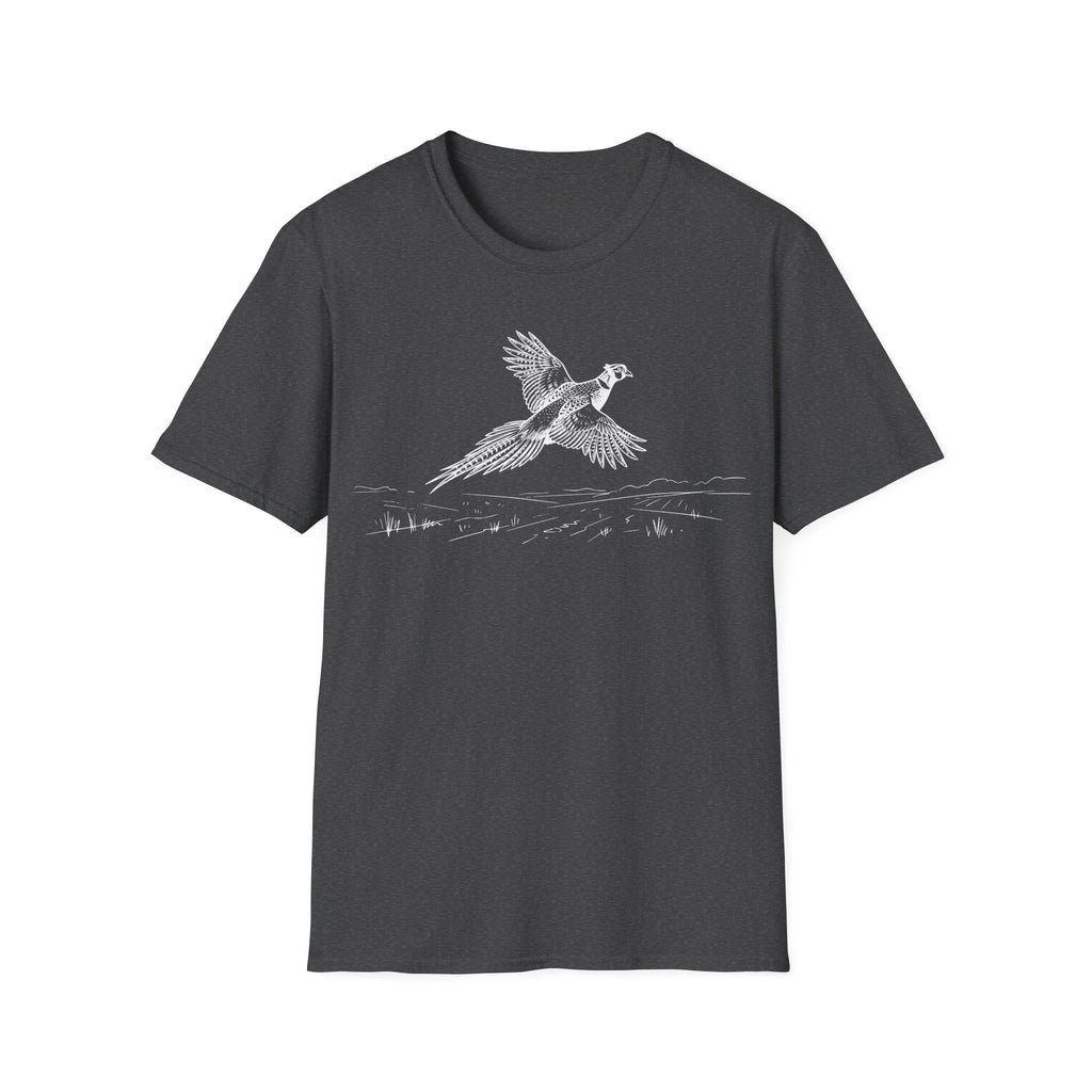 Pheasant Flying Sketch T-Shirt