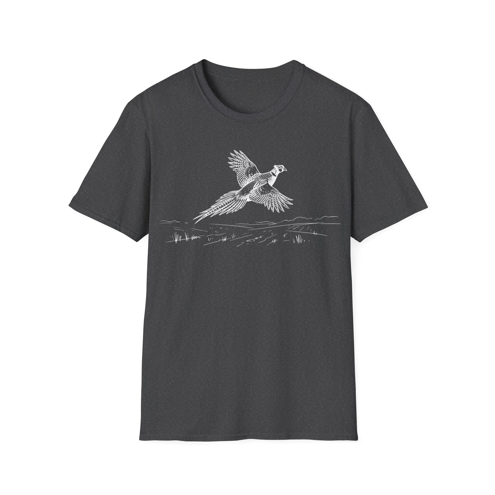 Pheasant Flying Sketch T-Shirt