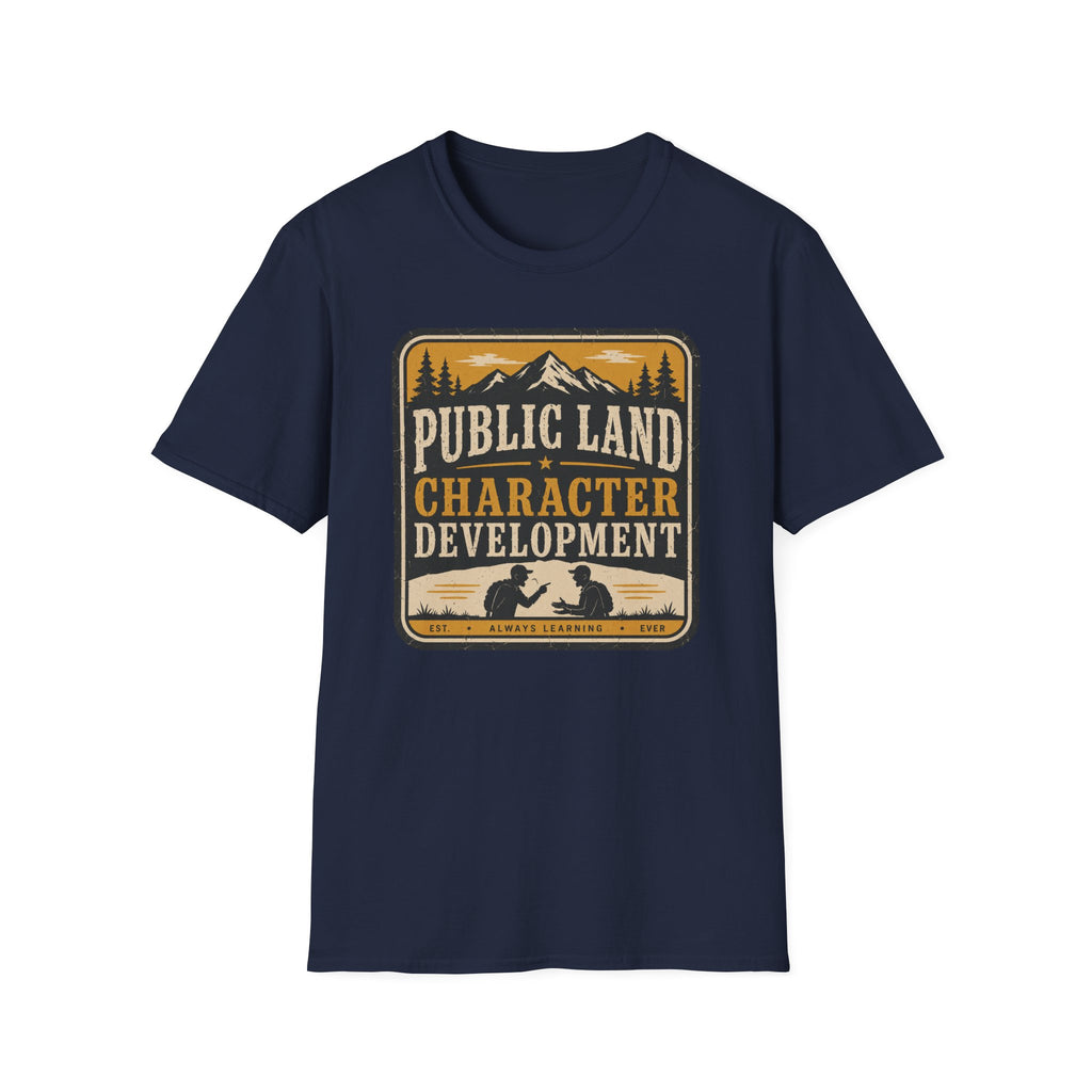 Public Land Character Development T‑Shirt