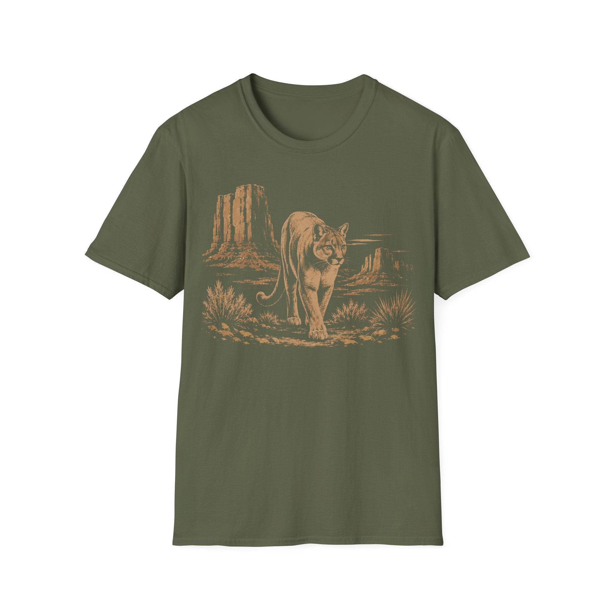 Mountain Lion in Desert T-Shirt