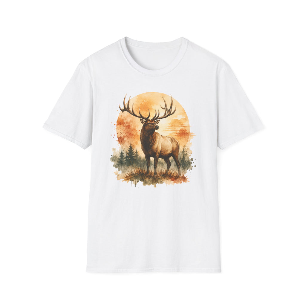 Elk Watercolor T‑Shirt