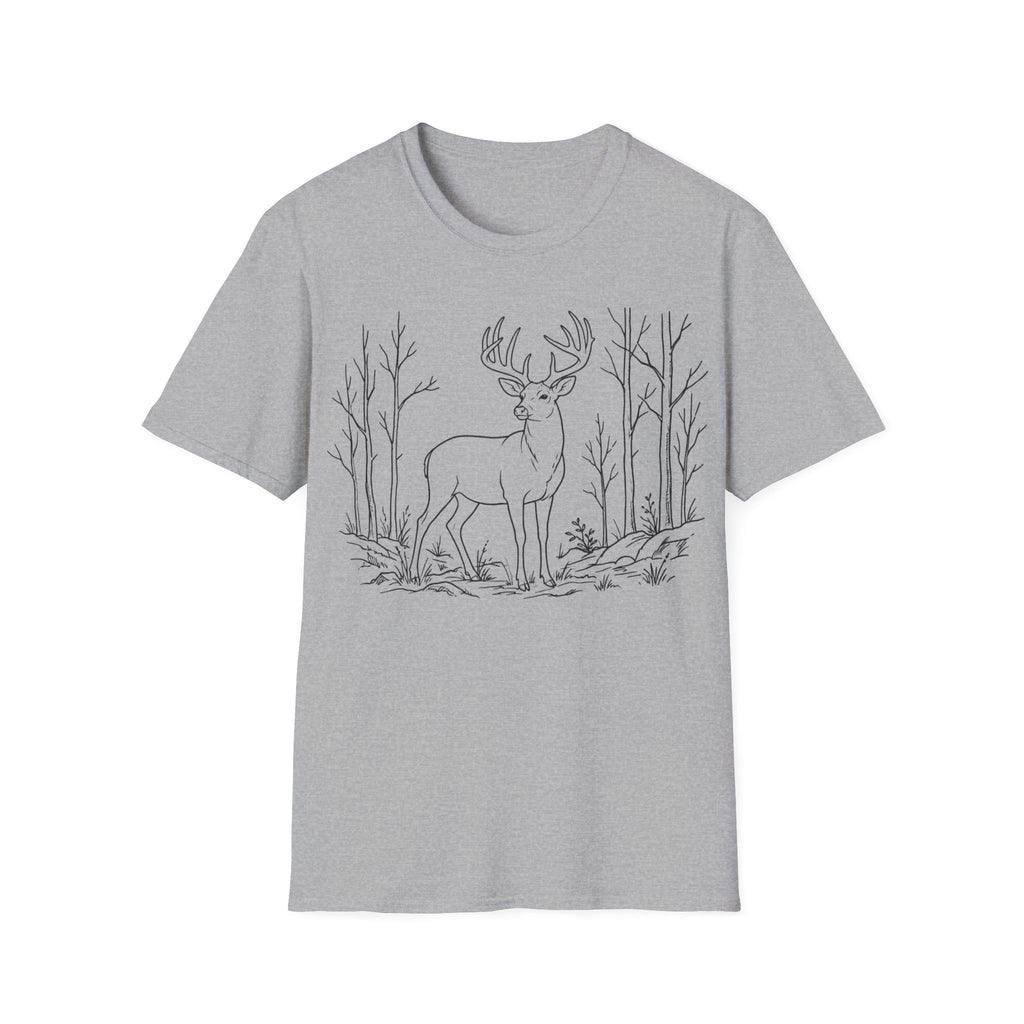 Whitetail Buck Sketch T-Shirt