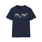 Buck Trailing Doe Charcoal T‑Shirt
