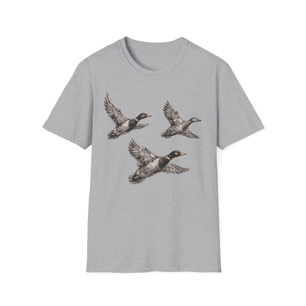 3 Ducks Charcoal T‑Shirt