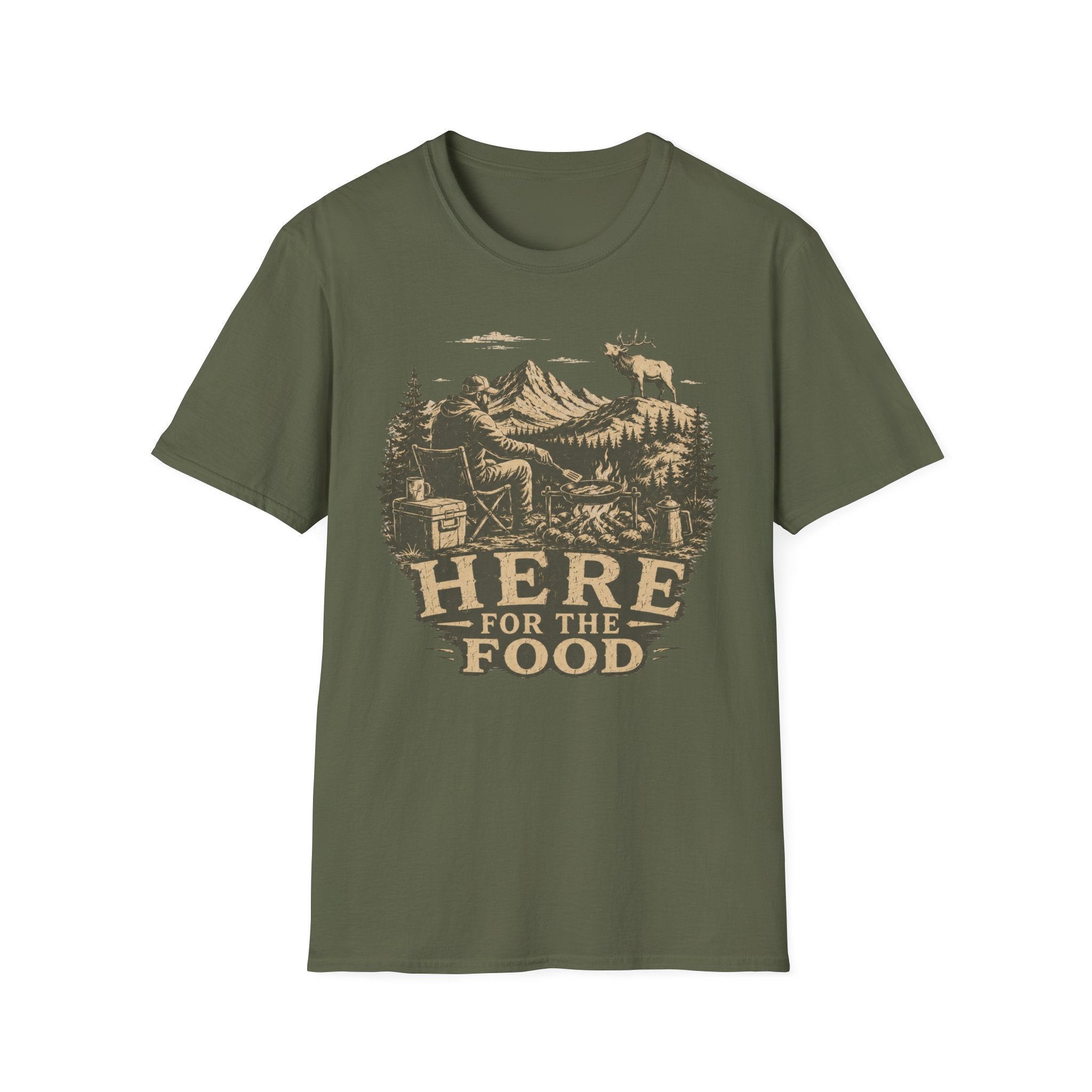 Here for the Food T-Shirt