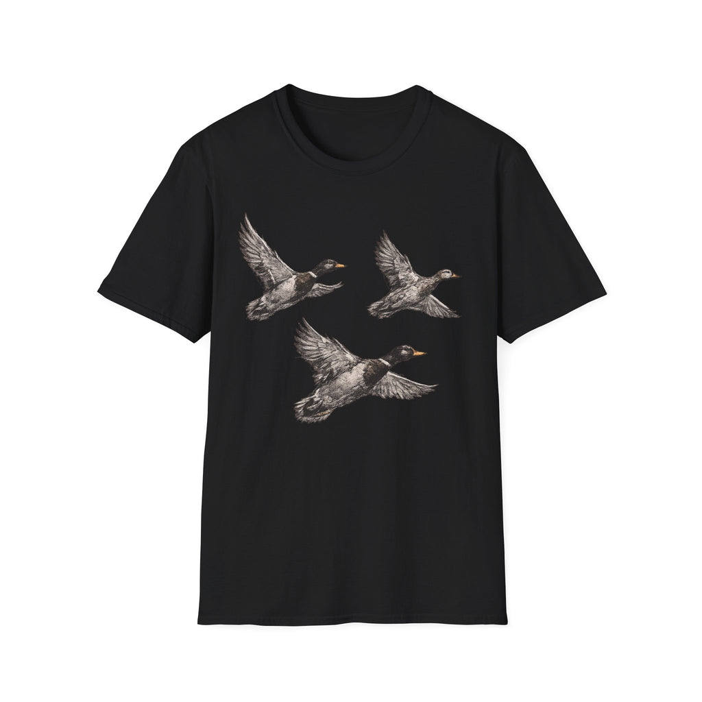 3 Ducks Charcoal T‑Shirt