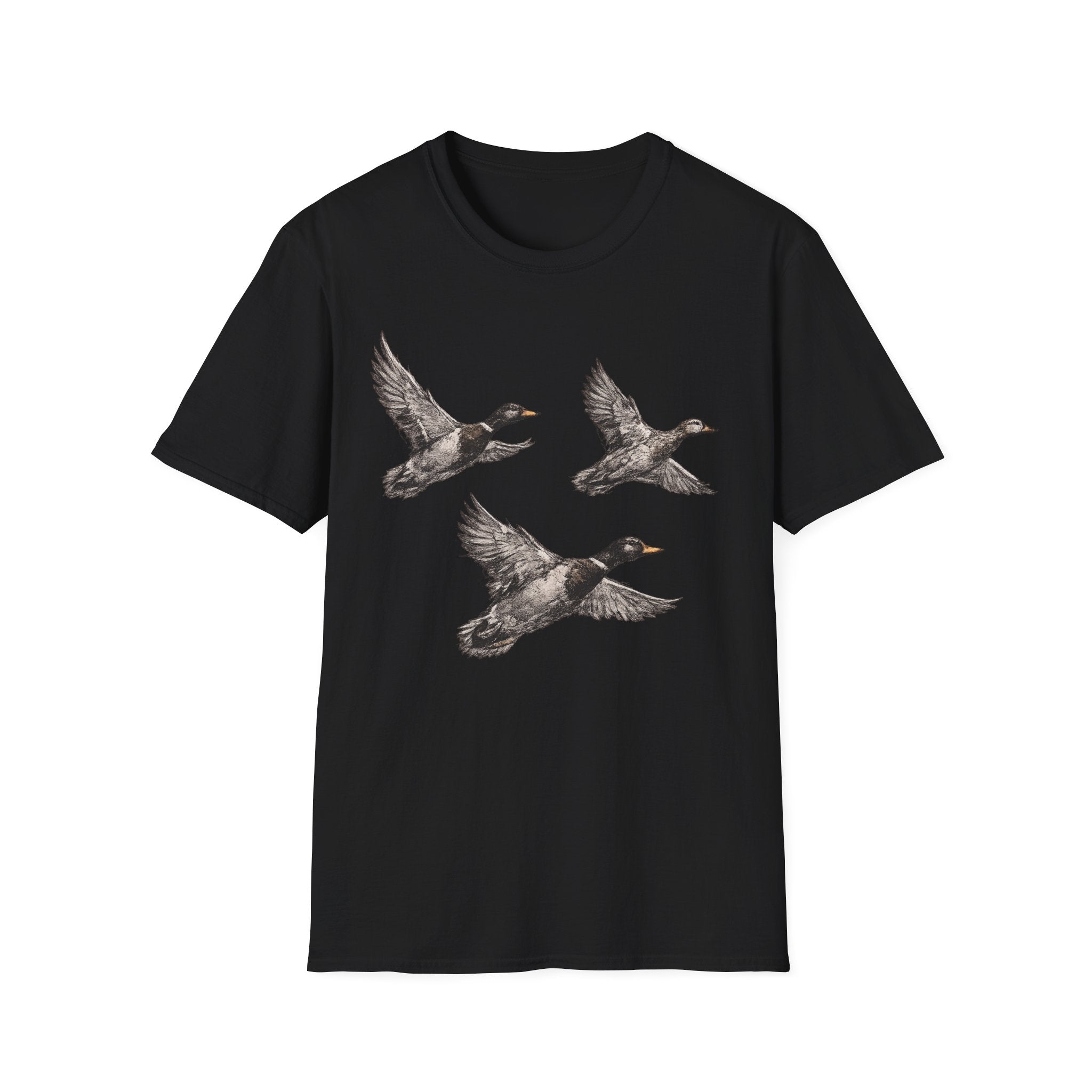 3 Ducks Charcoal T‑Shirt