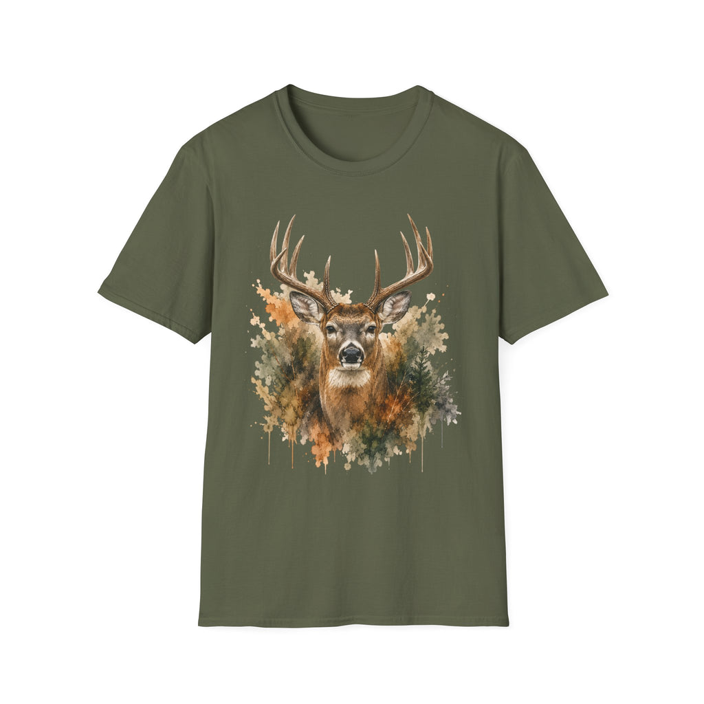 Buck Head Watercolor T‑Shirt
