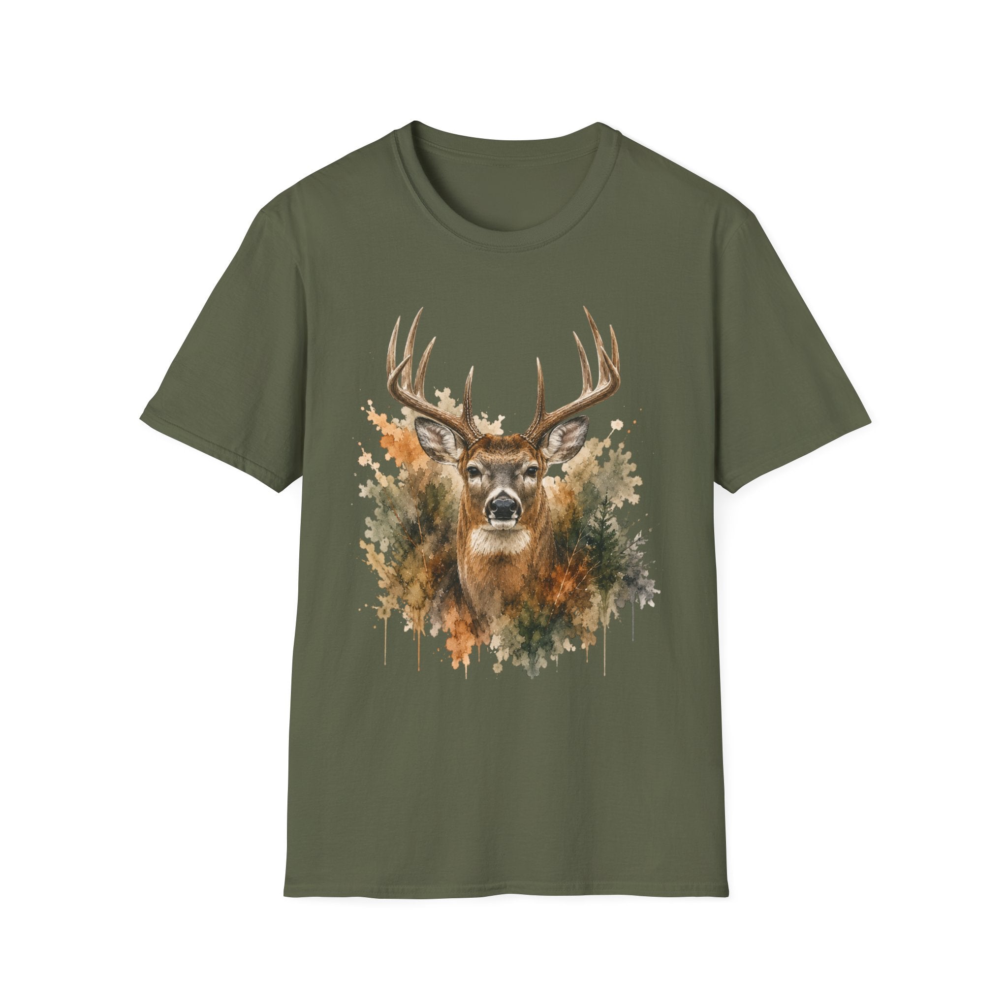 Buck Head Watercolor T‑Shirt