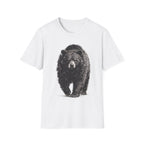 Black Bear Walking Charcoal‑Shirt