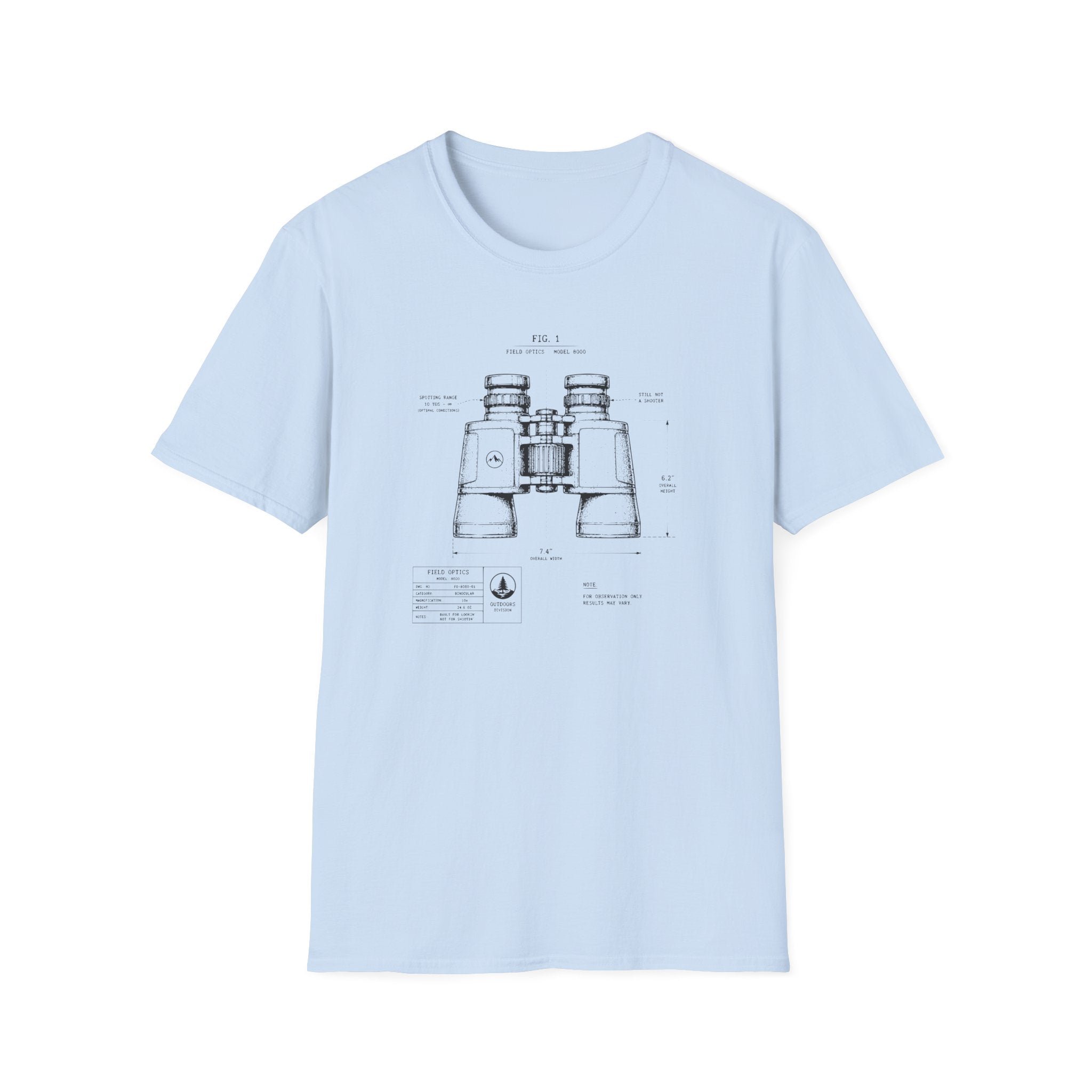 Binocular Blueprint T-Shirt
