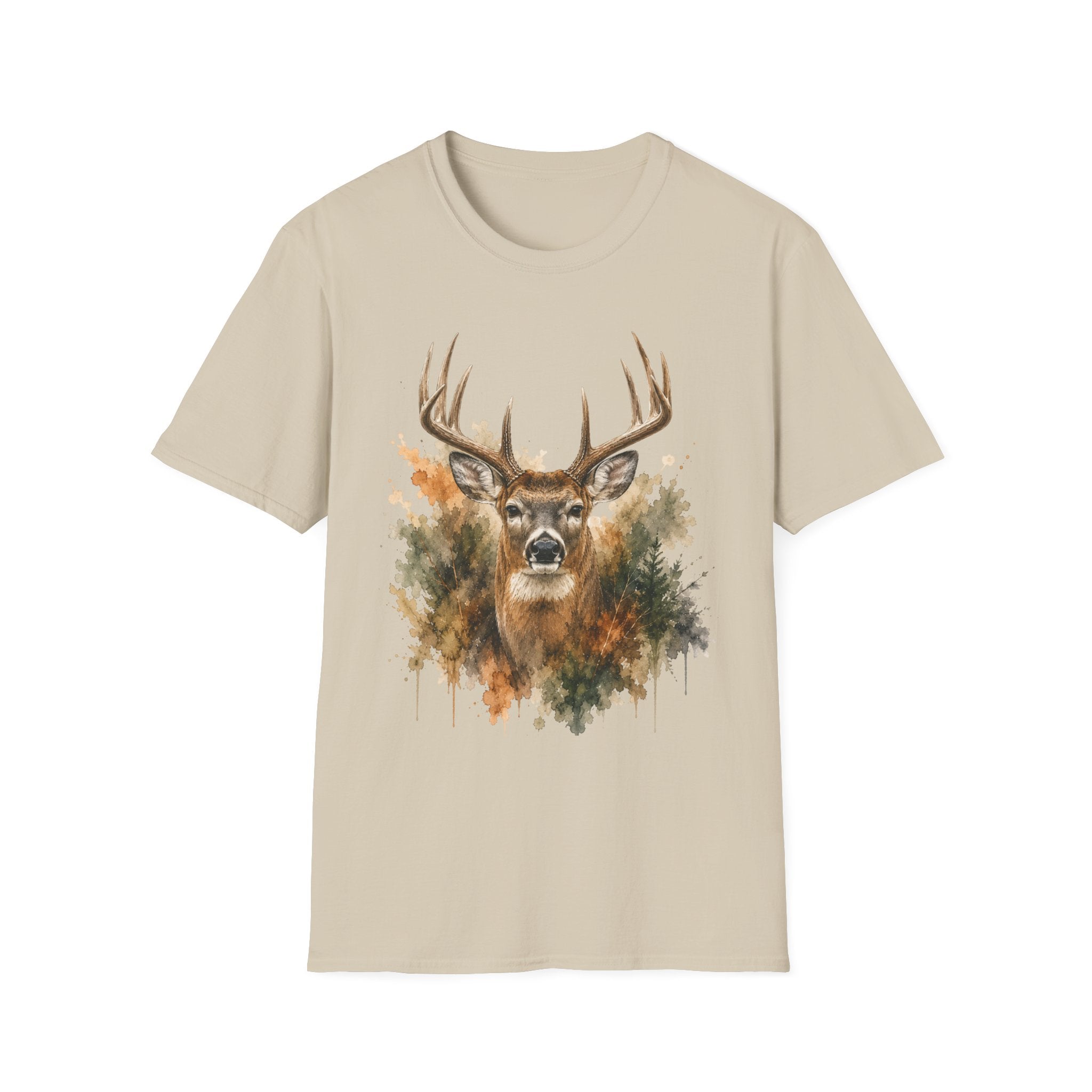 Buck Head Watercolor T‑Shirt