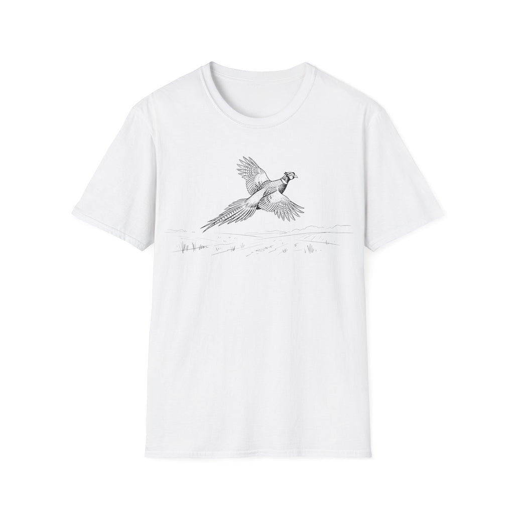 Pheasant Flying Sketch T-Shirt