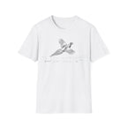 Pheasant Flying Sketch T-Shirt