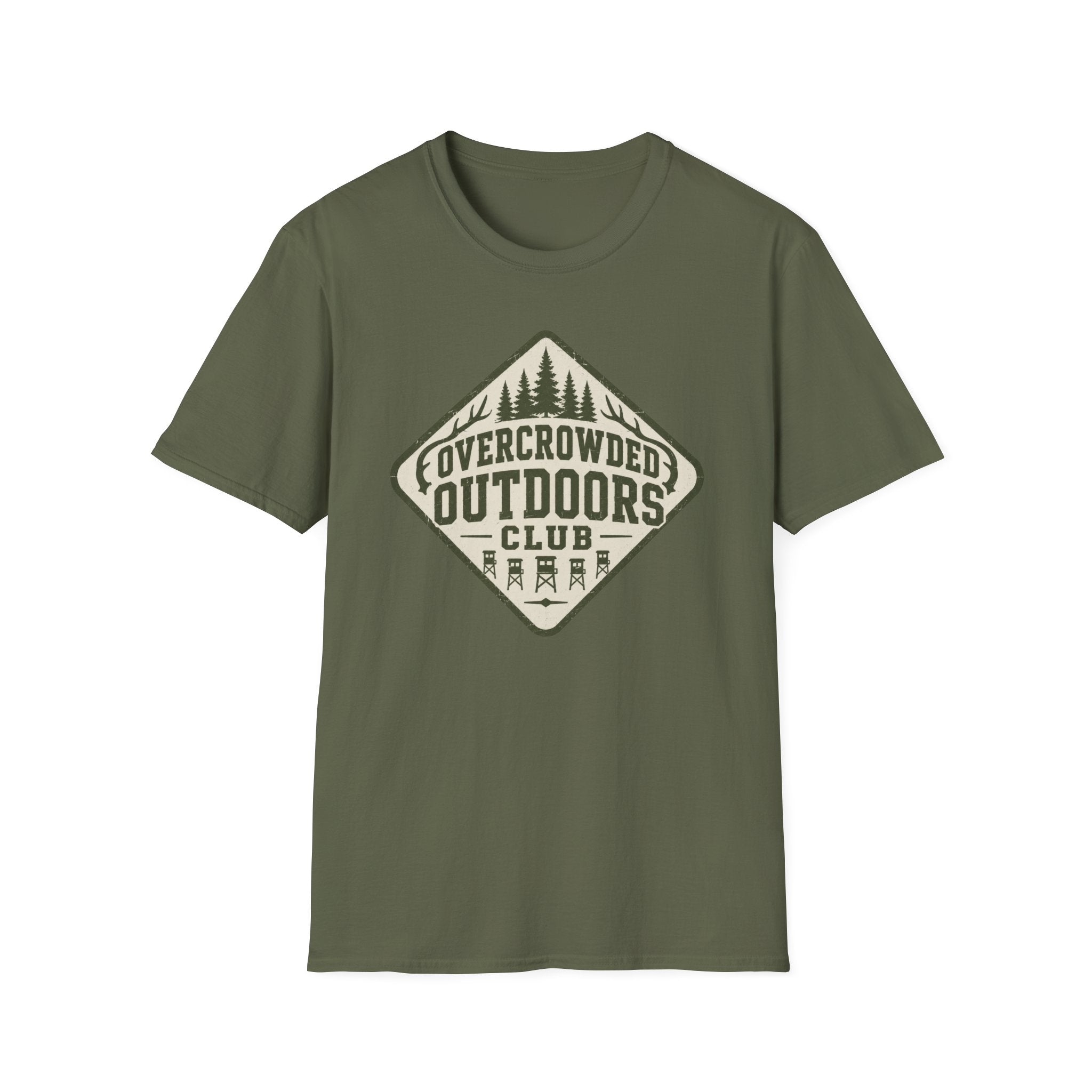 Overcrowded Outdoors Club T‑Shirt