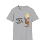 He Thinks I'm Moonlighting T‑Shirt