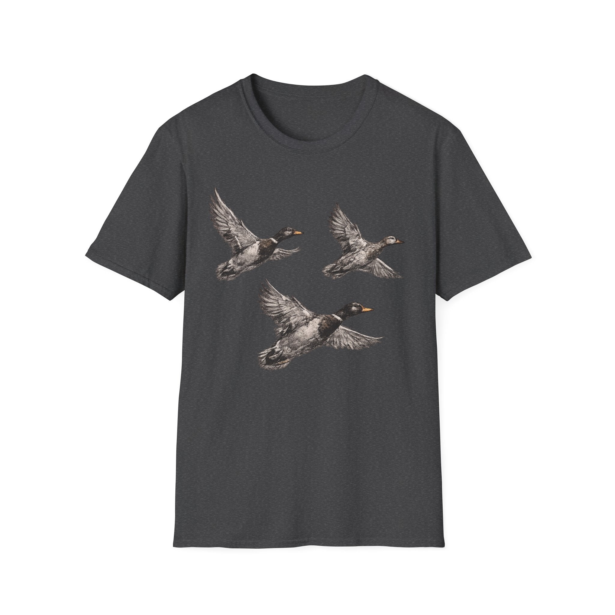 3 Ducks Charcoal T‑Shirt