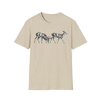 Buck Trailing Doe Charcoal T‑Shirt