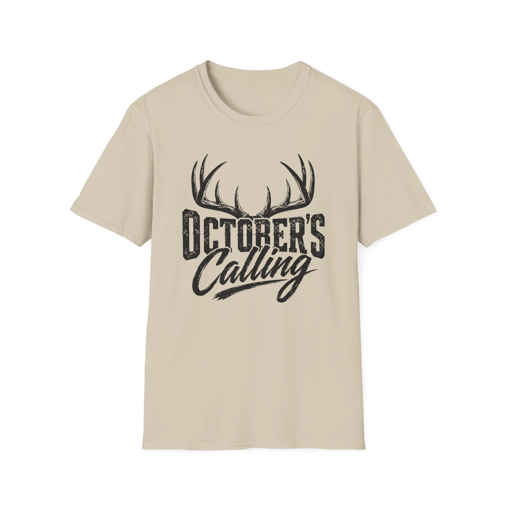 October's Calling Antlers T‑Shirt