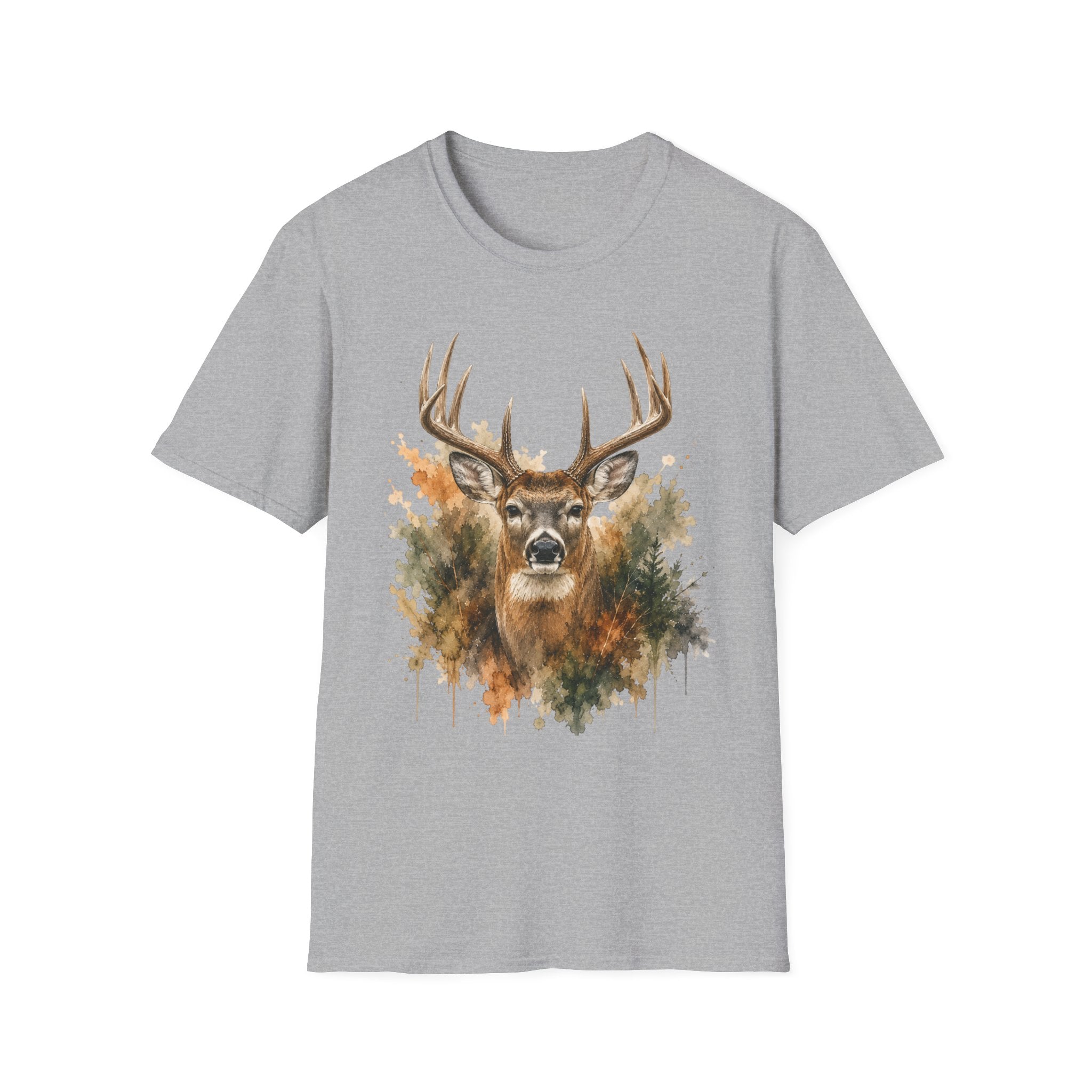 Buck Head Watercolor T‑Shirt