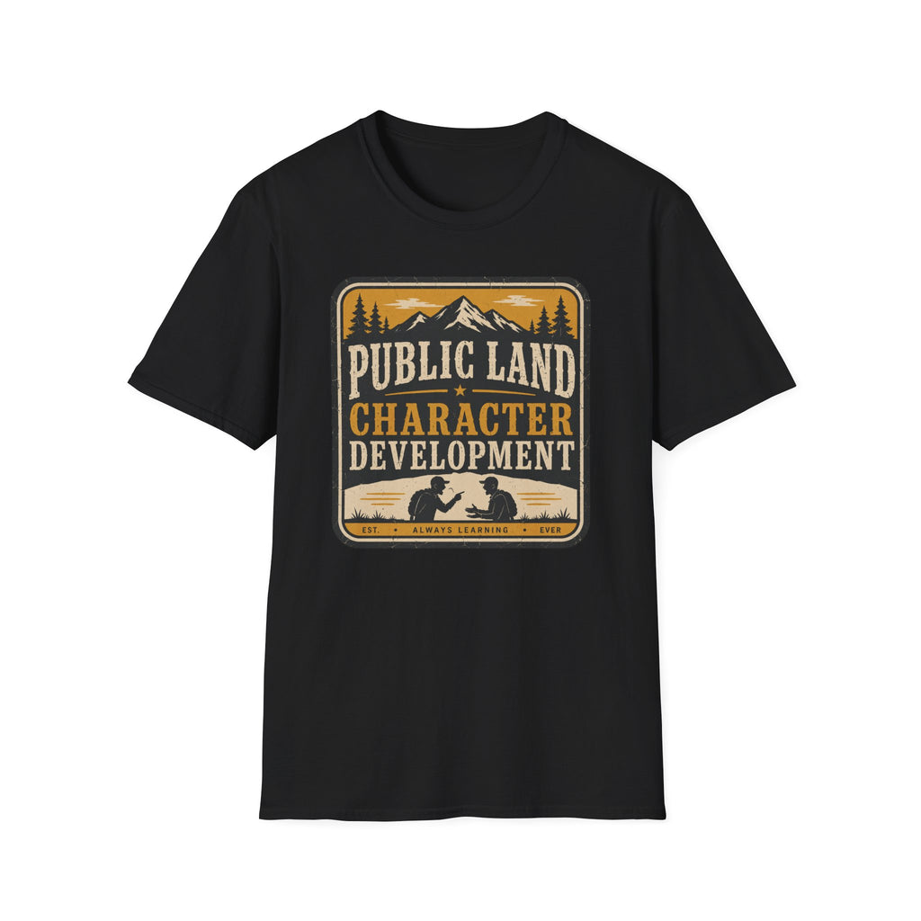 Public Land Character Development T‑Shirt