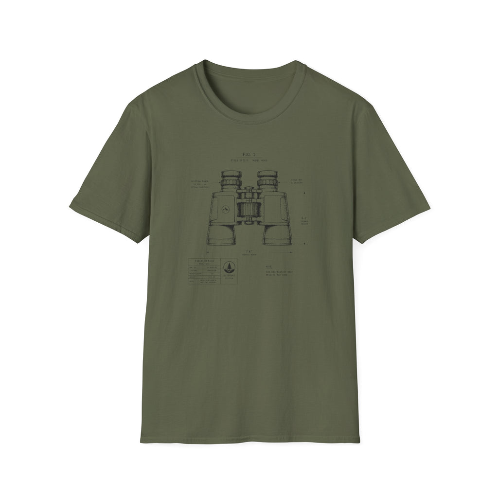 Binocular Blueprint T-Shirt