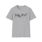 Buck Trailing Doe Charcoal T‑Shirt