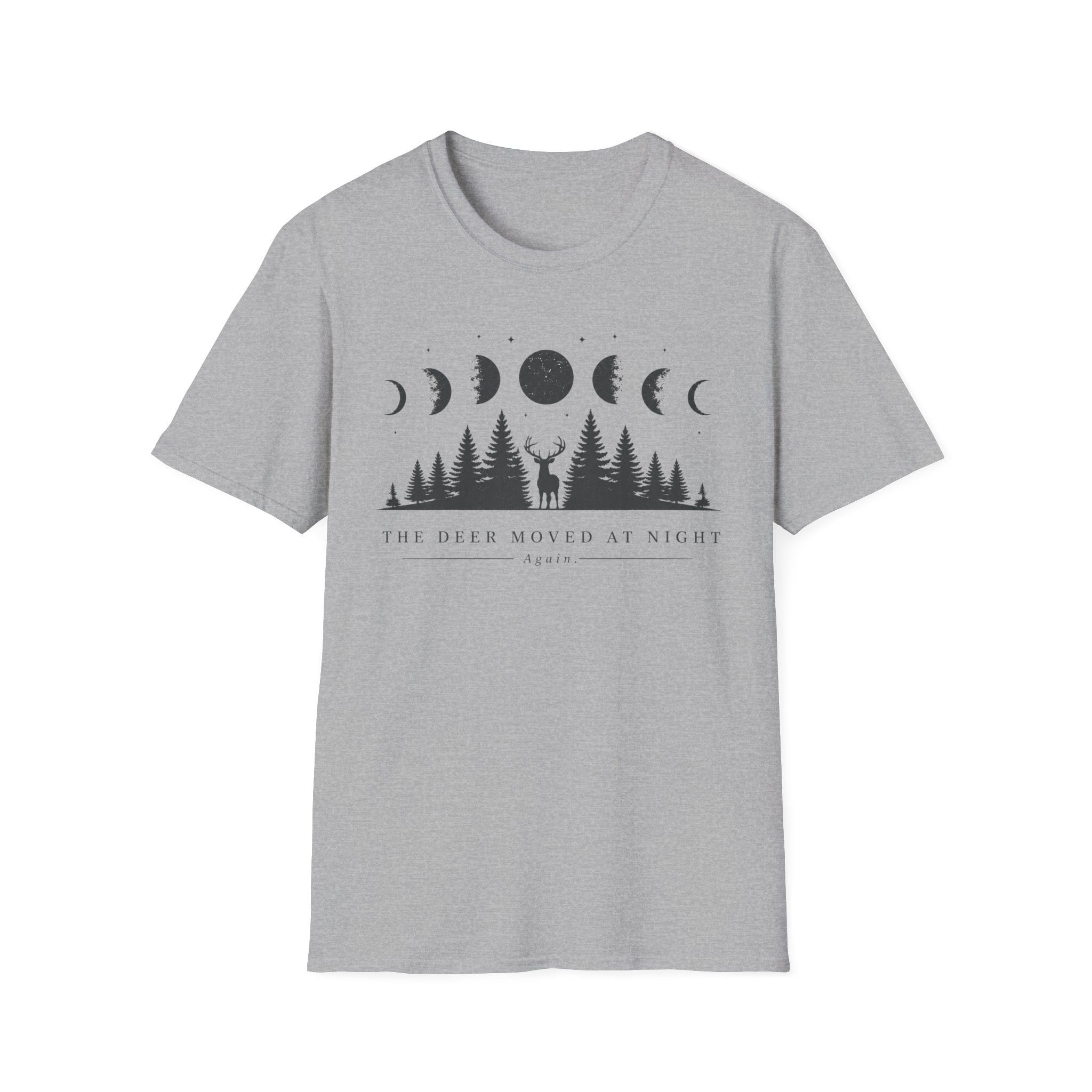 Deer Moved At Night T‑Shirt