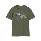 Ducks Flying Charcoal T‑Shirt