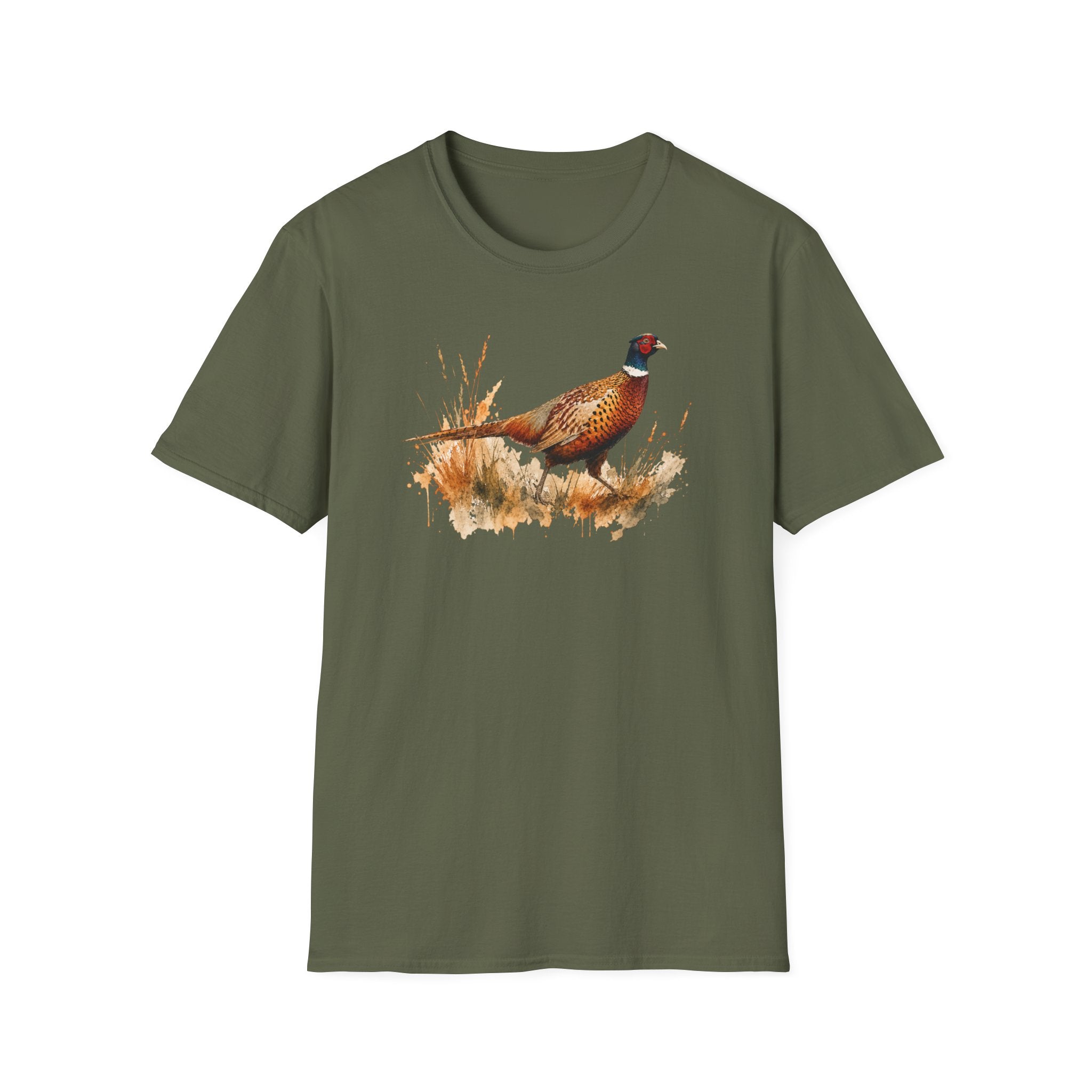 Pheasant Watercolor T‑Shirt