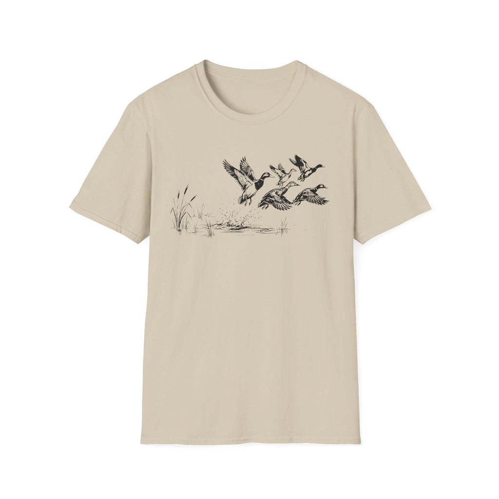 Ducks Flushing Sketch T-Shirt