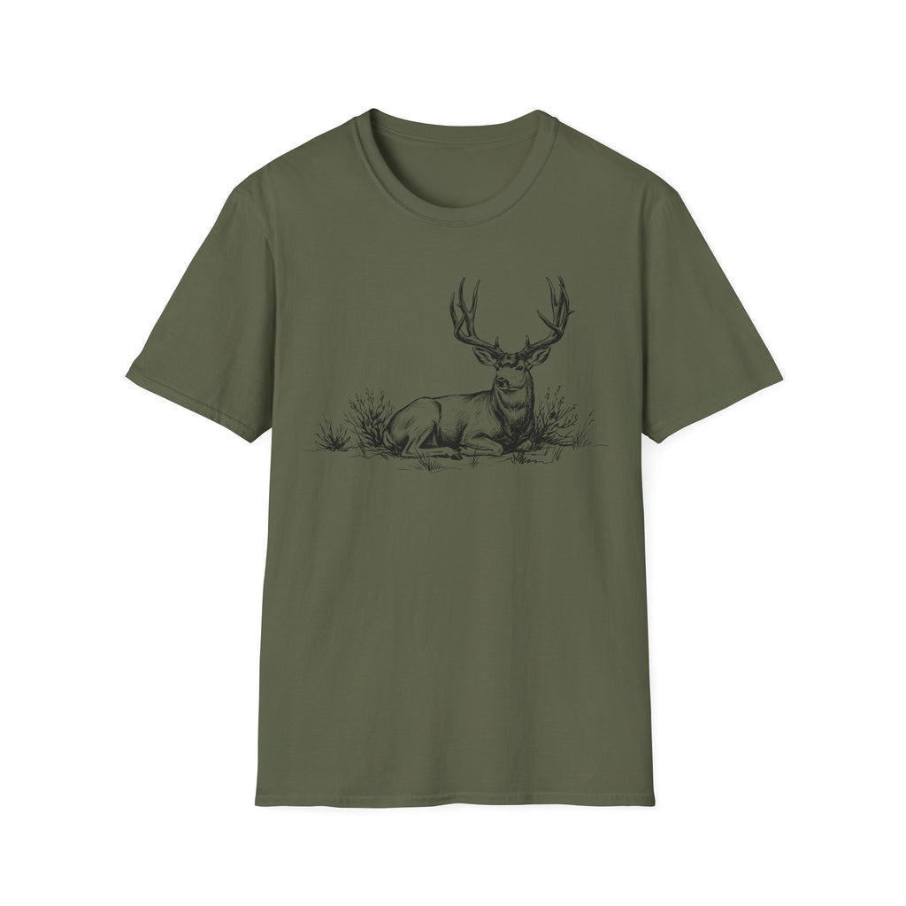 Mule Deer Sketch T-Shirt