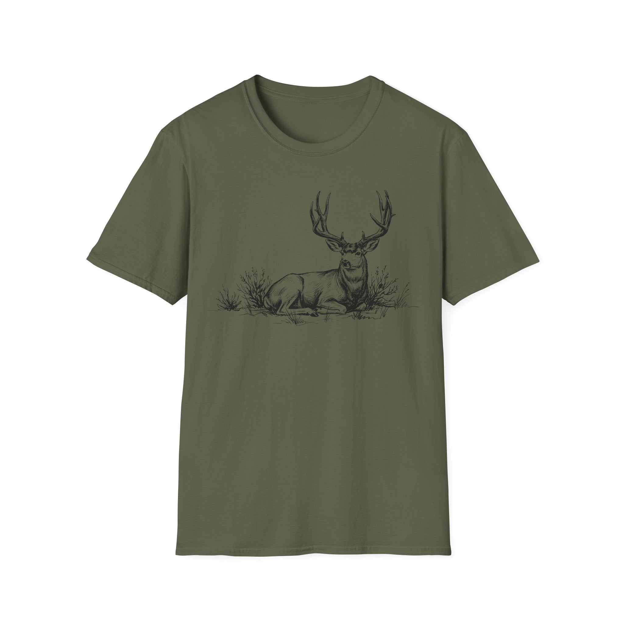 Mule Deer Sketch T-Shirt