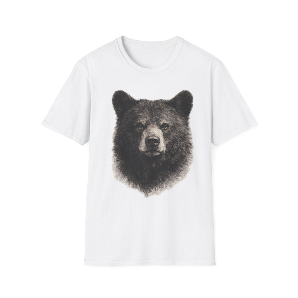 Bear Head Charcoal T‑Shirt