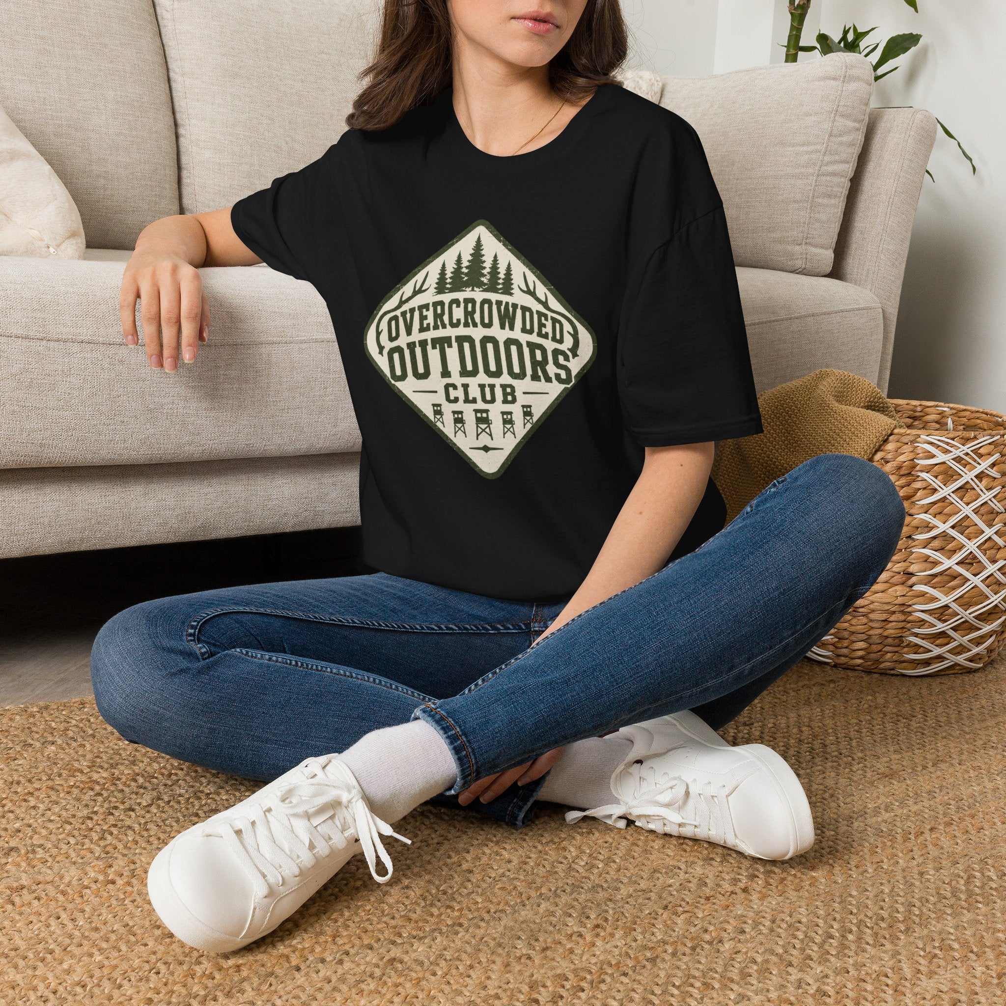 Overcrowded Outdoors Club T‑Shirt