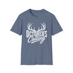 October's Calling Antlers T‑Shirt