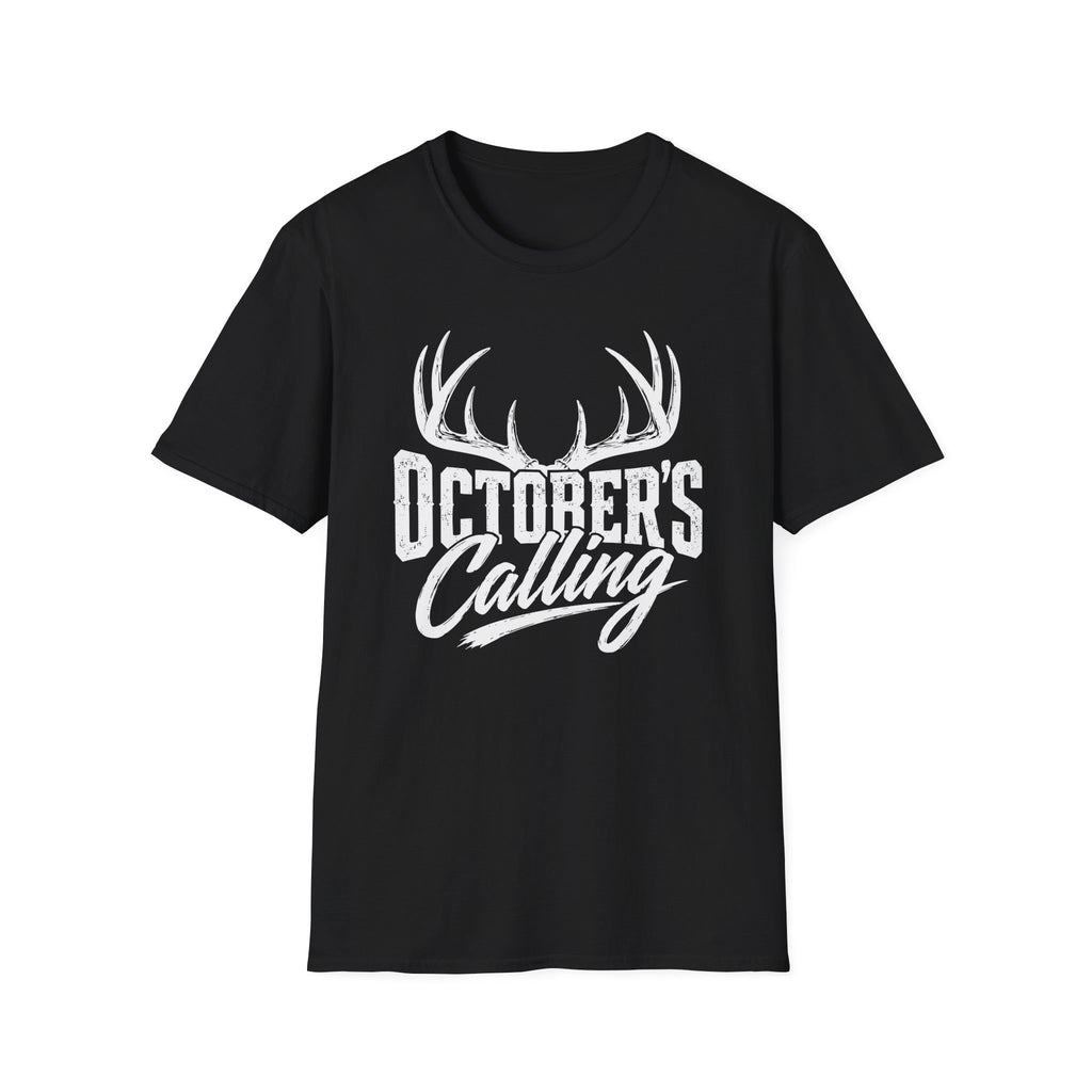October's Calling Antlers T‑Shirt