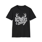 October's Calling Antlers T‑Shirt