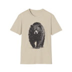 Black Bear Walking Charcoal‑Shirt
