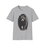 Black Bear Walking Charcoal‑Shirt