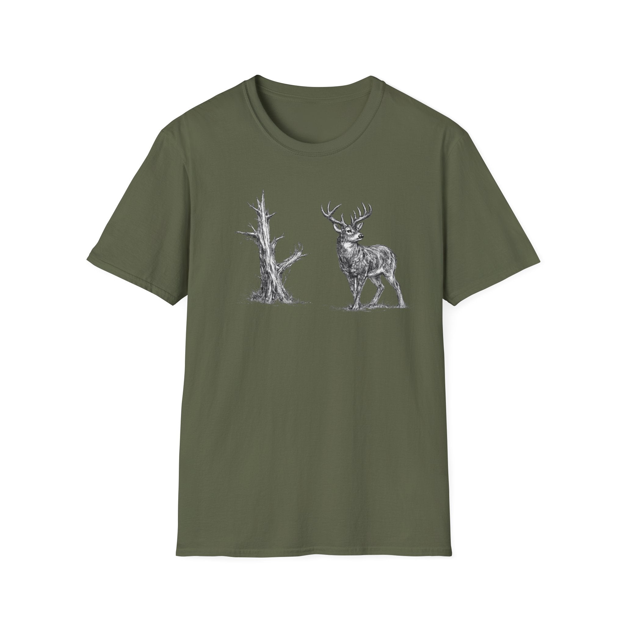 Buck With Cedar Charcoal‑Shirt