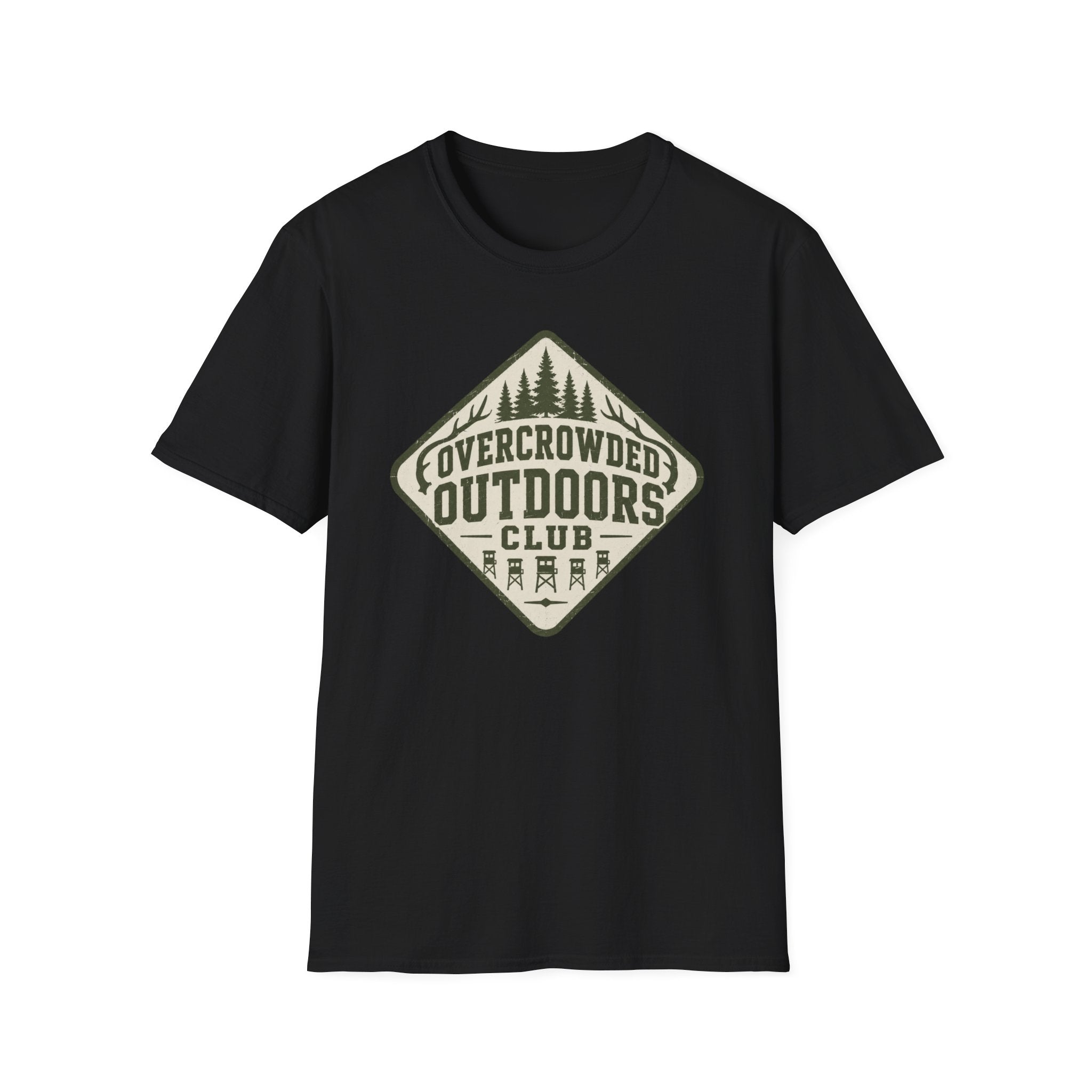 Overcrowded Outdoors Club T‑Shirt