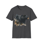 Black Bear Watercolor T‑Shirt