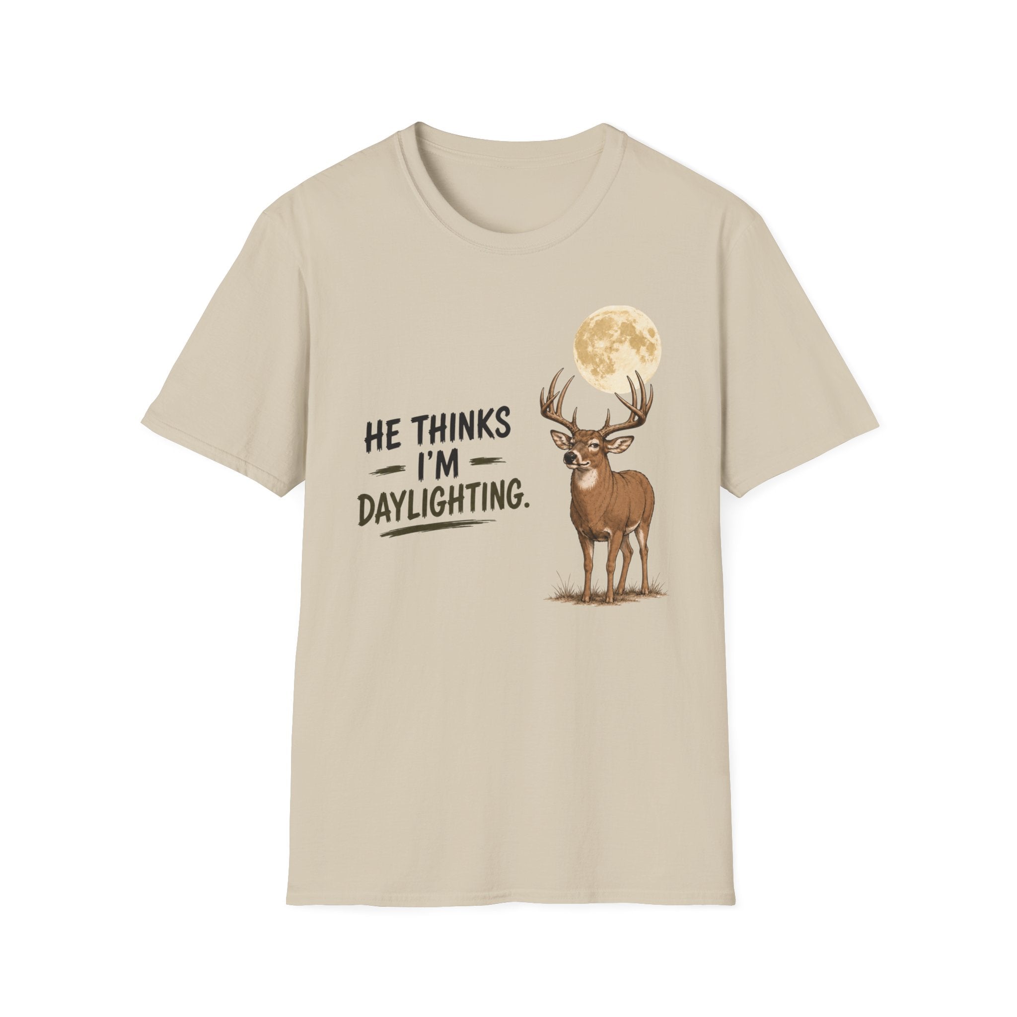 He Thinks I'm Moonlighting T‑Shirt