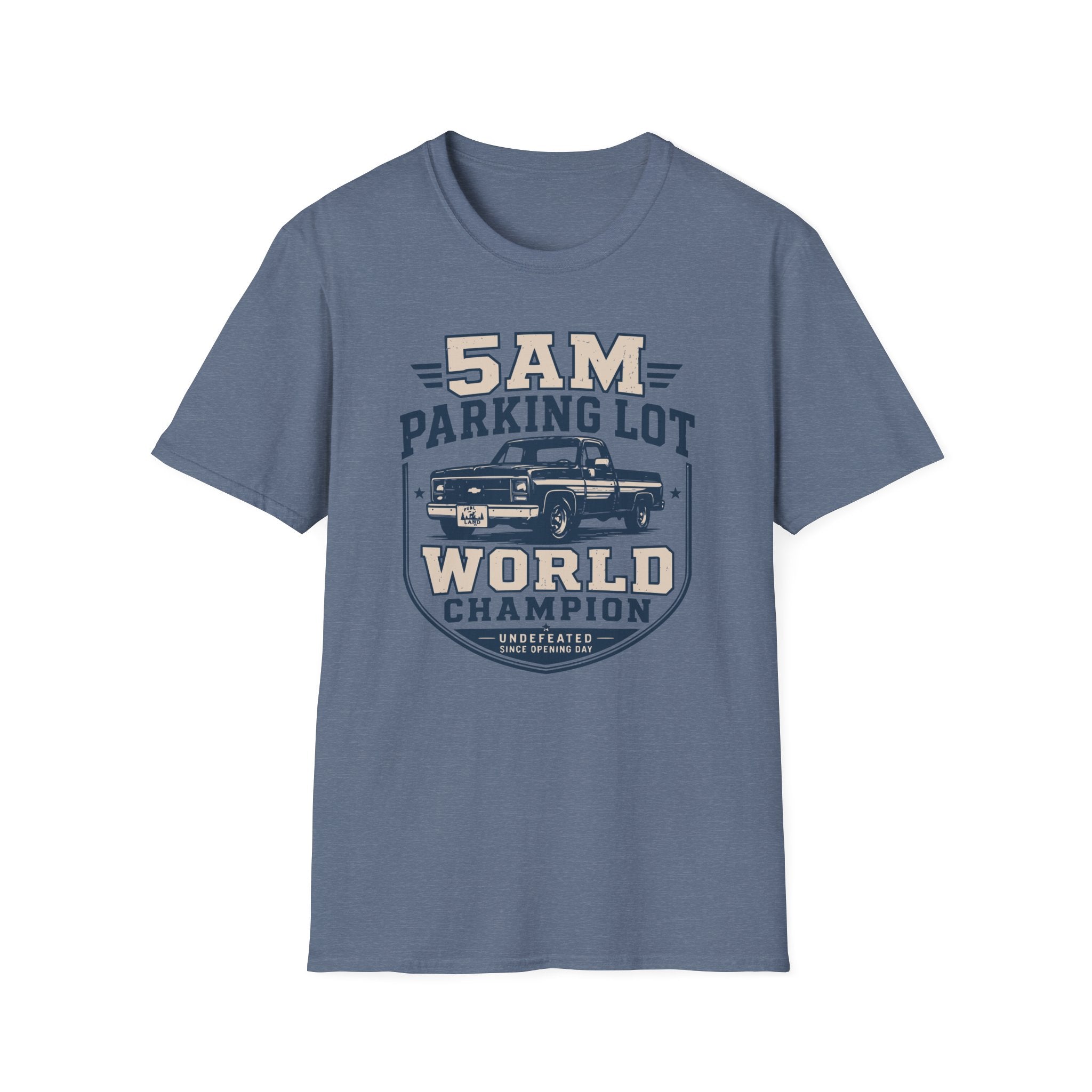 5 A.M Parking Lot World Champ‑Shirt